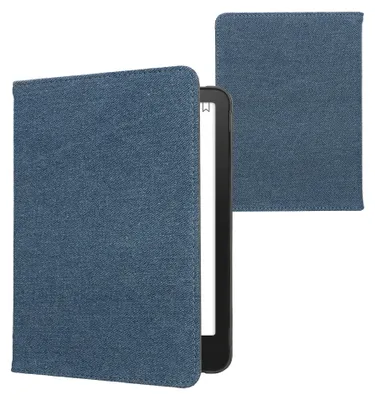 Produktbild von kwmobile Klapphülle kompatibel mit Amazon Kindle Paperwhite (2024)/Colorsoft - Schutzhülle e-Reader - Hülle eReader - Blau