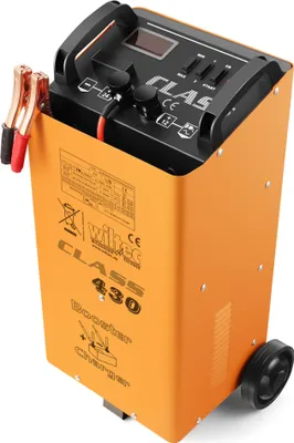 Obrázok produktu pre Wiltec nabíjačka batérií 12V 24V 30A batérie, nabíjačka a štartér pre motocykle, osobné a nákladné vozidlá, nabíjačka batérií Boost 430 s rýchlym nabíjaním