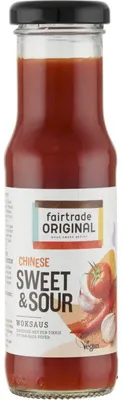 Immagine prodotto di Salsa Wok agrodolce cinese originale Fairtrade, 150 ml - Salsa Wok asiatica autentica
