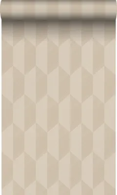 Produktbild von Origin Wallcoverings Tapete 3D Muster Beige 50 x 900 cm