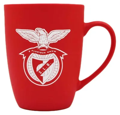 Keramikbecher Portugal Red Crest, 10 cm, in Geschenkbox