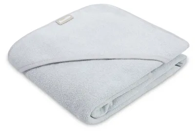 Produktbild von SENSILLO - Kapuzenhandtuch Baby aus Frotte Baumwolle - 100x100cm, Grau