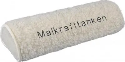 Produktbild von Nackenrolle mit Einstickung - Malkrafttanken - Gr. ca. 42 x 16,5 x 9,5 cm - 30058 beige