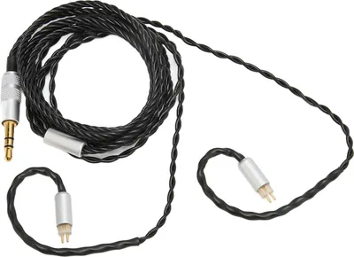 Obrázek produktu pro Kabel pro upgrade sluchátek, 2pólový, 0,78 mm, 3,5 mm konektor, jádro OFC, náhradní kabel pro AS10, AS06, ZST, ZS3, ZS10, ES3, ES4, ZSR
