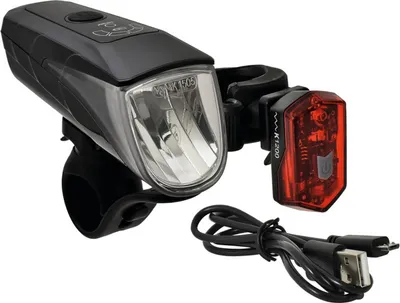 Image de Büchel BLC 710 Kit d'éclairage LED à piles, piles au lithium, avec support, noir