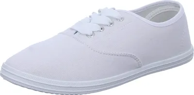 Produktbild von Leichter, weicher Leinen-Schnürhalbschuh in Weiß für Damen und Herren