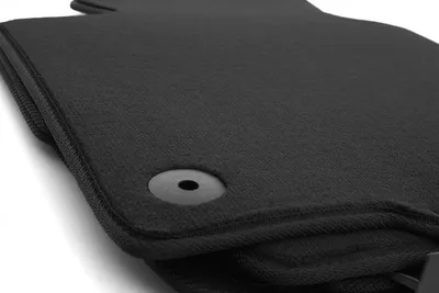 Immagine prodotto di Tappetini adatti per Audi A2 (tutti) Set di tappetini in velours di qualità originale per auto 4 pezzi neri