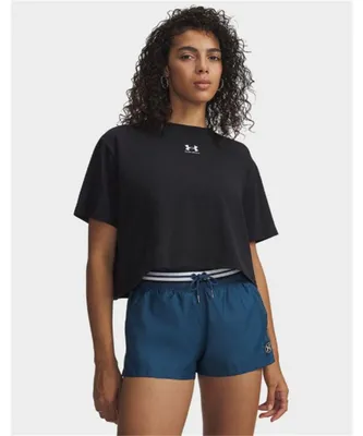 Obrázek produktu pro Under Armour Ua Rival Boxy Tee Solid – černá, velikost: S