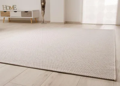 Produktbild von Steffensmeier Kurzflor Teppich Laine anglaise | Wollteppich | Strapazierfähig | Beste Qualität | Natur, Größe: 140x200 cm