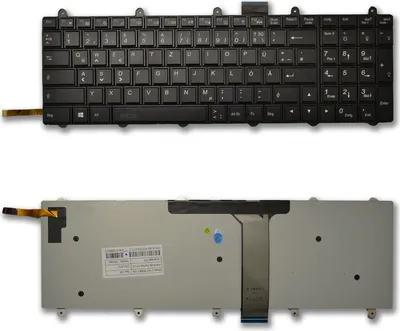 Produktbild von Tastatur für CLEVO P150EM P170EM P370EM P570WM P570 P370 Apache Keyboard mit Beleuchtung deutsch