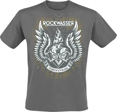 Produktbild von Rockwasser - Durchs Feuer, T-Shirt