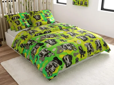 Zdjęcie produktu dla Bawełniana pościel ARTEMIS zielona, 100% bawełna Rozmiar pościeli: 70 x 90 cm | 140 x 200 cm