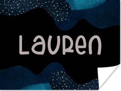 Produktbild von MuchoWow® Poster Lauren - Pastell - Mädchen 120x90 cm - Wandbild