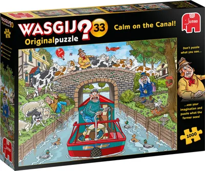 Produktbild von Jumbo Spiele 19173 - Ruhe am Kanal - 1000 Teile Puzzle