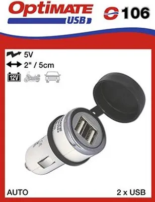 Produktbild von USB CONNECTOR CHARGER für Zigarettenanzünder 3300mA (EL)