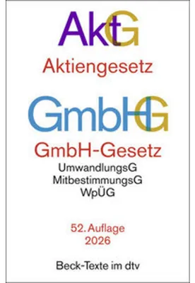 Image de Aktiengesetz, GmbH-Gesetz. AktG GmbHG