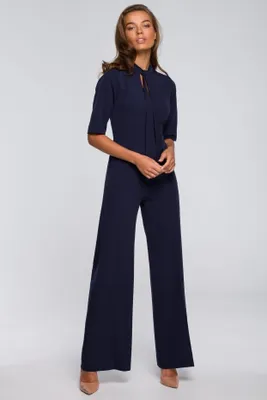 Produktbild von Stylove Jumpsuit für Frauen Lundole S243 navy blau XL