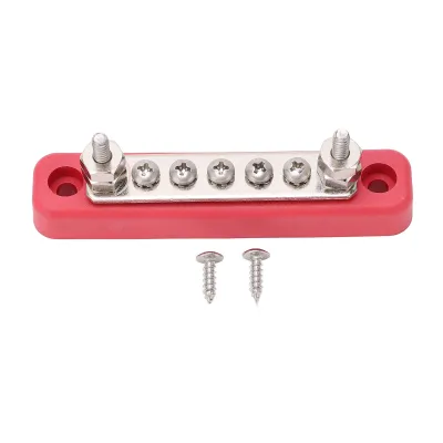 Produktbild von 5-poliger Stromverteilungsblock, Sammelschiene zur Schaltungsänderung, 48 VDC, 100 A, Hochstrom