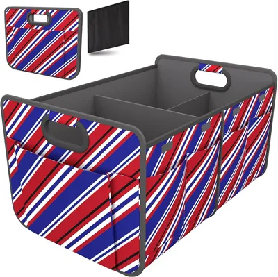Immagine prodotto di Organizer pieghevole per il bagagliaio, impermeabile, rosso, 74 L