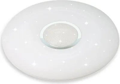 Produktbild von LED Deckenleuchte, Fernbedienung, Sterneneffekt, CCT, D 49,3 cm