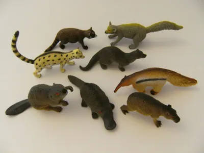 Produktbild von Waldtiere Wildtiere Zootiere 8er Spieltiere Spielzeug Tiere Tier Figur Figuren, Set 1