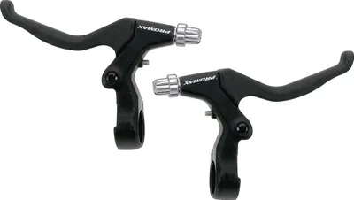 Produktbild von Promax Bremshebel Bremsgriffe für V-Brakes / Cantilever Schwarz 3-4 Finger