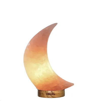 Produktbild von Orakl® - Dimmbare Salzlampe Selene - 3-4 KG - 100% echtes Salz - Salzkristall-Lampe - Salzstein
