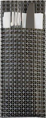 Obrázek produktu pro APS Servietten-/Bestecktaschen 6er-Set, silbergrau, Höhe: 1 mm, Länge: 240 mm