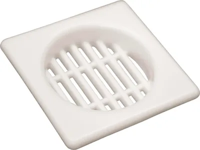 Produktbild von Lüftungsgitter Abluftgitter ø 36 mm Möbelbeschlag 43 x 43 mm Kunststoff weiß