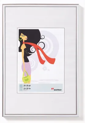Productafbeelding van Fotolijst, New Lifestyle-stijl, zilver, 21x29,7 cm