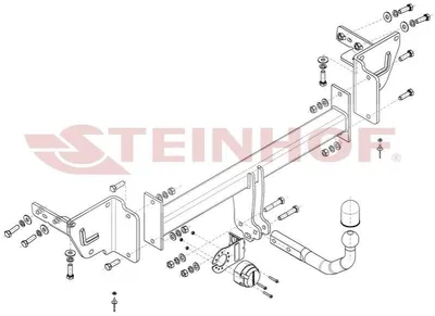 Produktbild von STEINHOF J-075 Anhängerkupplung 2500kg Max