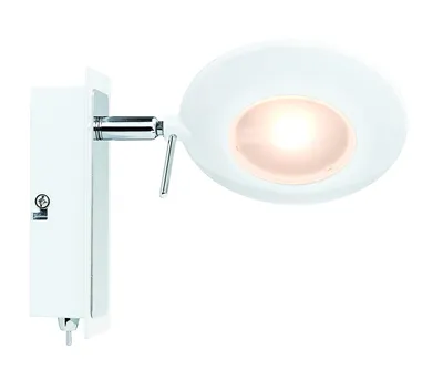 Obrázek produktu pro Paulmann LED nástěnná svítidla Bodová svítidla Orb bílá/chrom 1 x 3W 230V teplá bílá 2700K s vypínačem