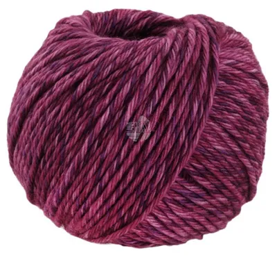 Produktbild von Lana Grossa VINTAGE CHUNKY Farbe 009 - Weinrot/Blauviolett