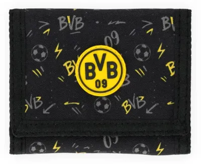 Image de Portefeuille Borussia Dortmund BVB, pour enfants, avec logo officiel
