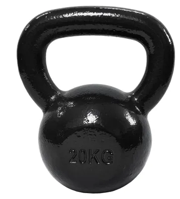 Zdjęcie produktu dla Amazon Basics, obciążnik kulisty żeliwny, 20 kg, czarny
