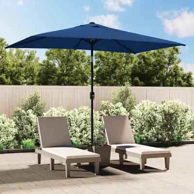 Zdjęcie produktu dla Parasol z metalowym słupkiem 300x200 cm lazurowy niebieski