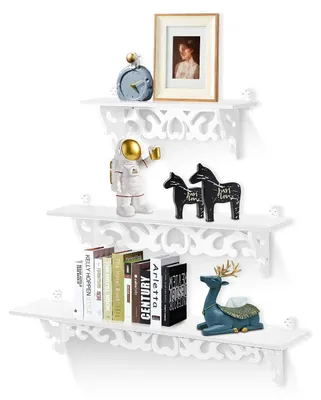 Zdjęcie produktu dla Zestaw 3 półek ściennych do dekoracji wnętrz