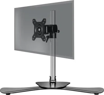 Immagine prodotto di Supporto da tavolo indipendente con regolazione in altezza per monitor di grandi dimensioni - 15-24 pollici - Compatibile con VESA - Struttura in alluminio