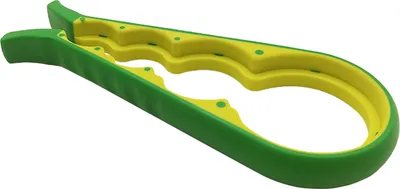 Produktbild von Flaschenöffner mit Arthritis-Klemme, 4-in-1, rutschfester Gummigriff, Dosenöffner, Glasdeckelöffner, Werkzeug für schwache Hände, Senioren, Küchengerät für alle Altersgruppen