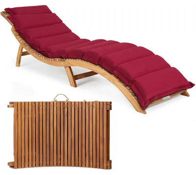 Produktbild von CASARIA® Sonnenliege mit Kofferfunktion, FSC®-Zertifiziert, inkl. Auflage