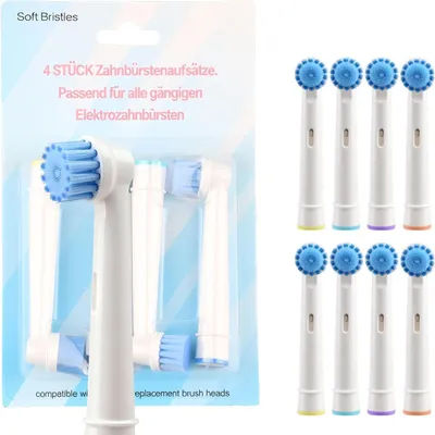 Produktbild von Ersatzbürstenkopf Sensitive Gum Care, weiche Borsten, 2 Stück, für empfindliches Zahnfleisch