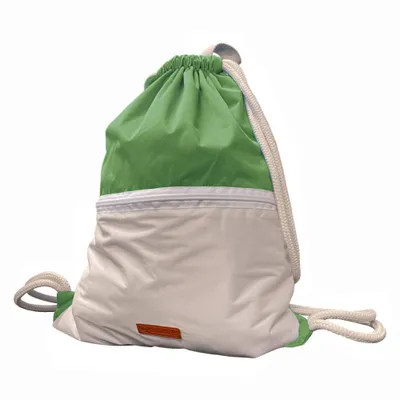 Produktbild von Smikkels Turnbeutel Rucksack grün wasserabweisend Kind Sporttasche