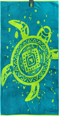 Produktbild von jilda-tex Strandtuch/Badetuch (Ethno Turtle) 90x180 cm