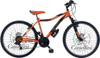 Immagine prodotto di Bicicletta da bambino MTB Canellini VORTEX 26" - Arancione/Nero