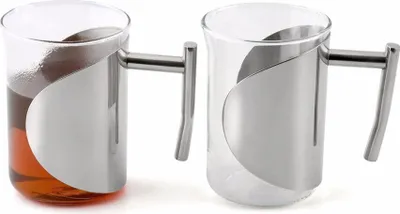 Produktbild von 2er Teegläser Set aus Edelstahl