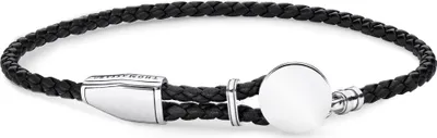 Obrázok produktu pre Thomas Sabo - A1863-682-11-L25v - Uni náramok - Strieborná koža - REBEL AT HEART