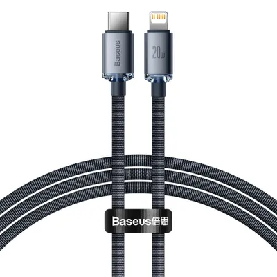 Produktbild von Baseus Crystal Shine USB-Ladekabel 1.2m Schwarz