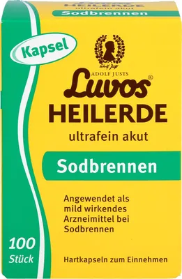 Immagine prodotto di Luvos Heilerde ultrafein akut Capsule per il bruciore di stomaco, 100 capsule