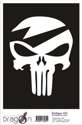 Produktbild von Aufkleber / Autoaufkleber - JDM / Die cut / Auto / OEM - Totenkopf - 150x120 mm silber - Heckscheibe / Heckscheibenaufkleber