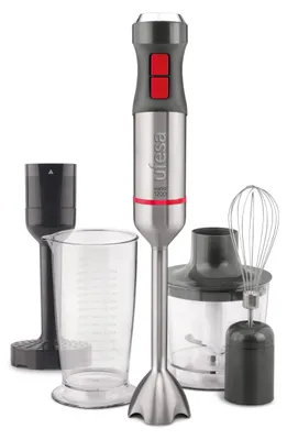 Obrázok produktu pre Ufesa BP4654, Ponorný mixér, 1200 W, Čierna, Červená